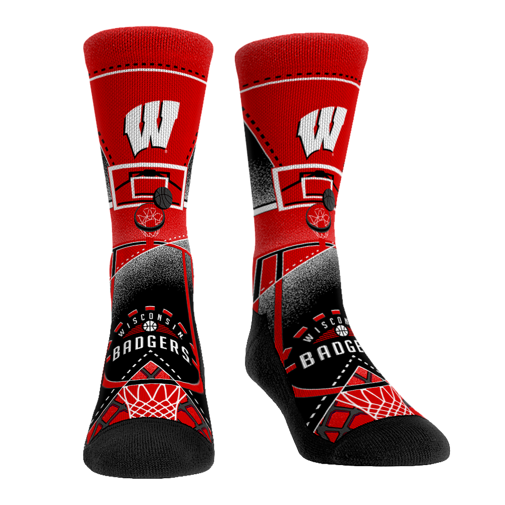 Wisconsin Badgers - Nothing But Net | Rock 'Em Socks 1