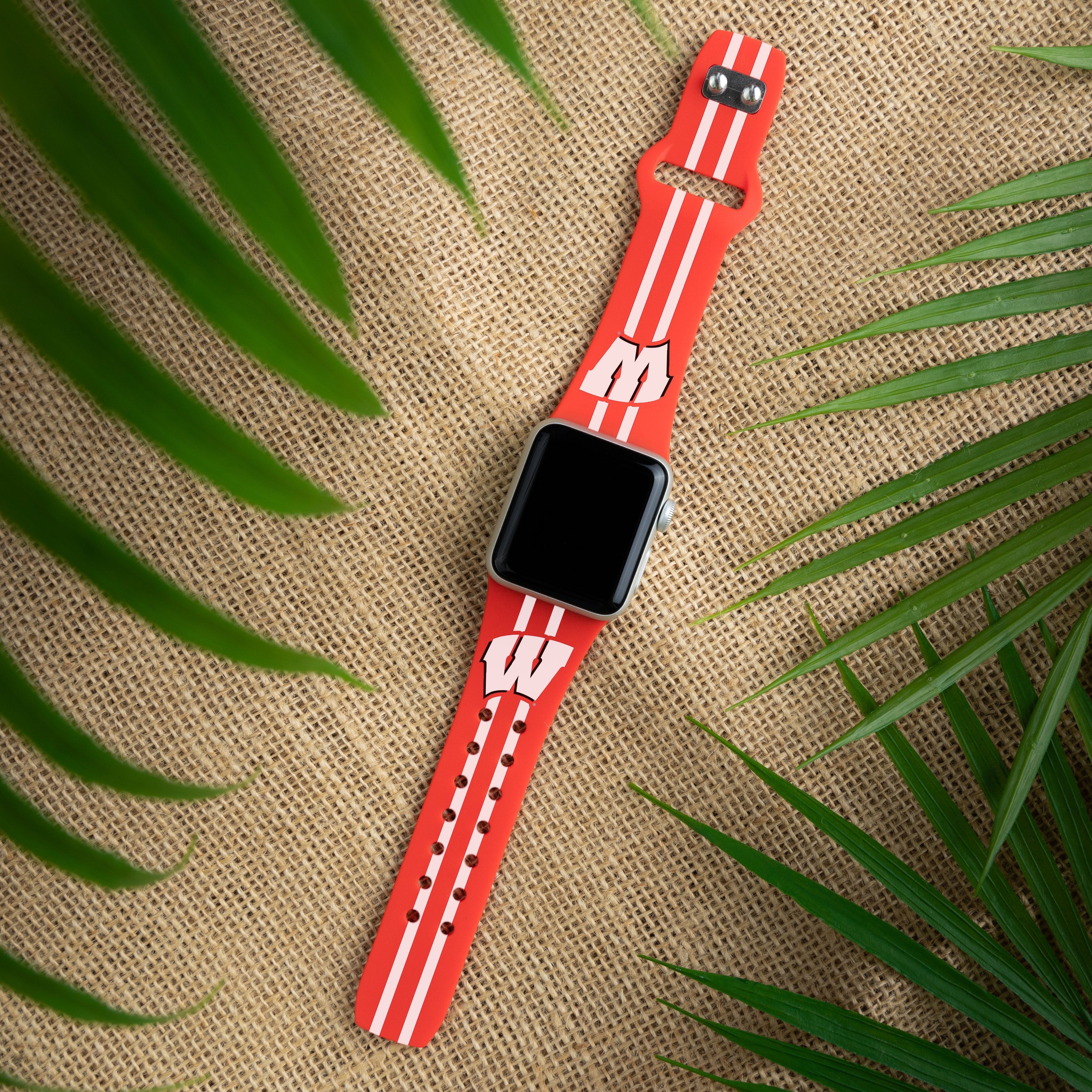 Wisconsin Badgers HD Apple Watch Band 2
