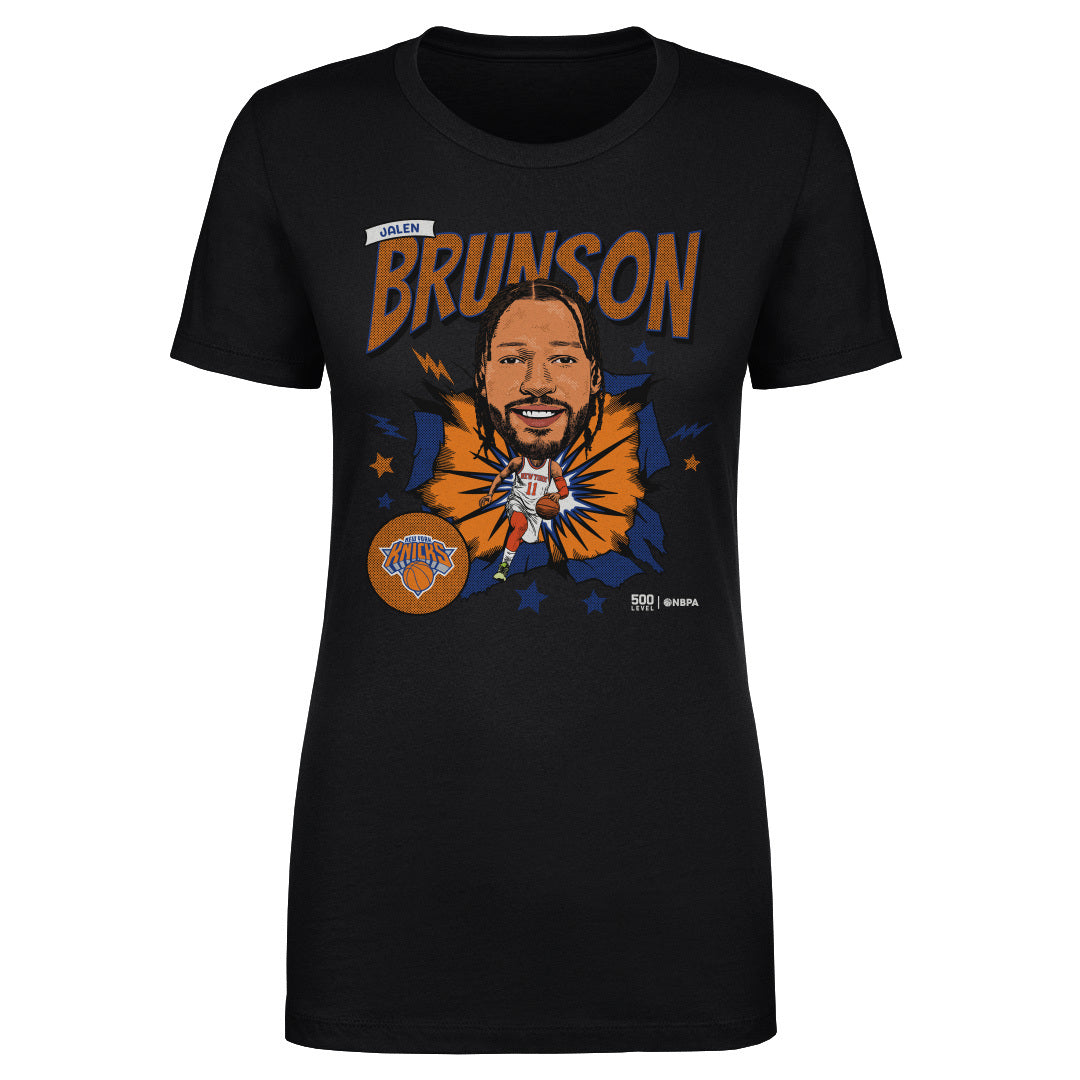 Jalen Brunson New York Knicks Caricature Retro