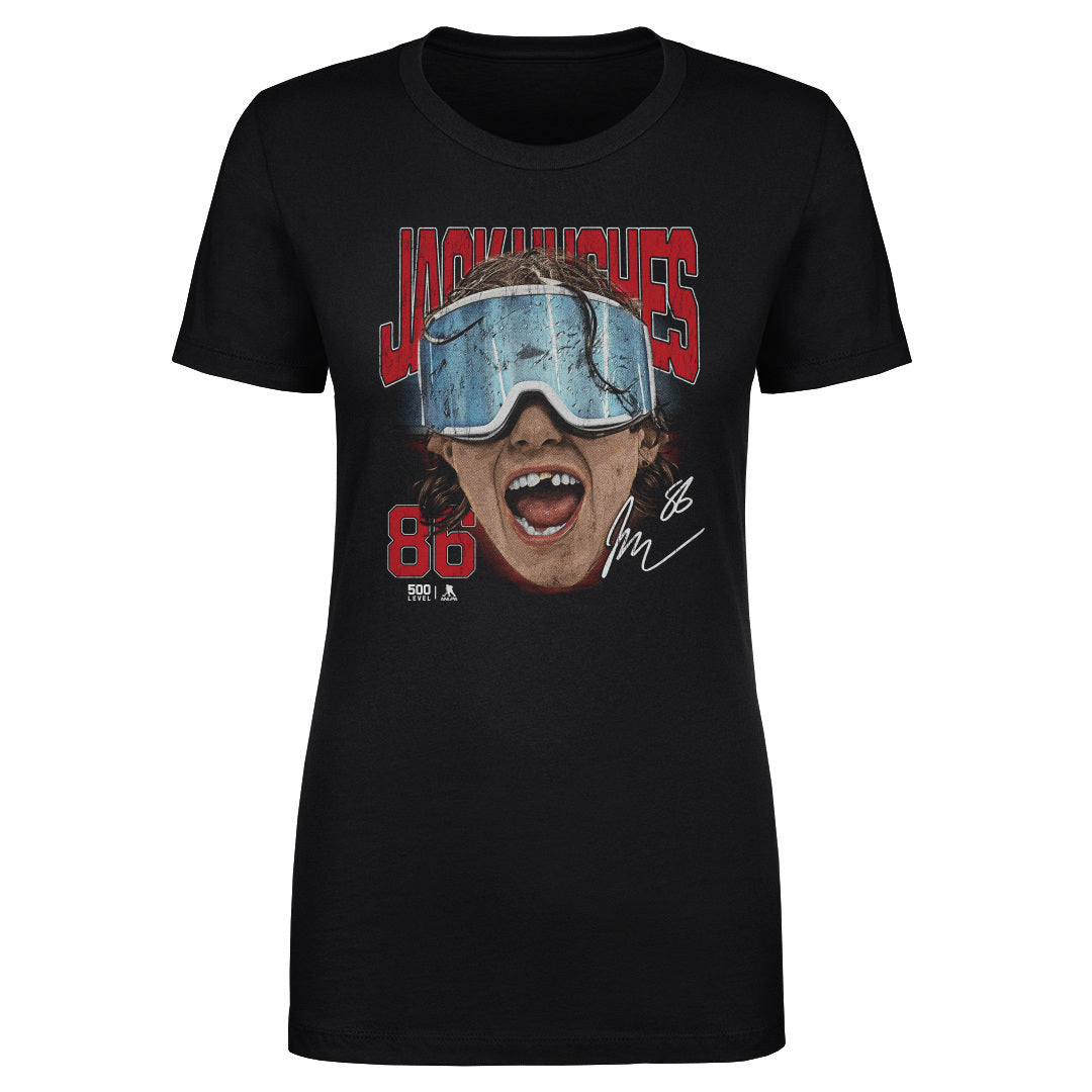 Jack Hughes New Jersey Goggles