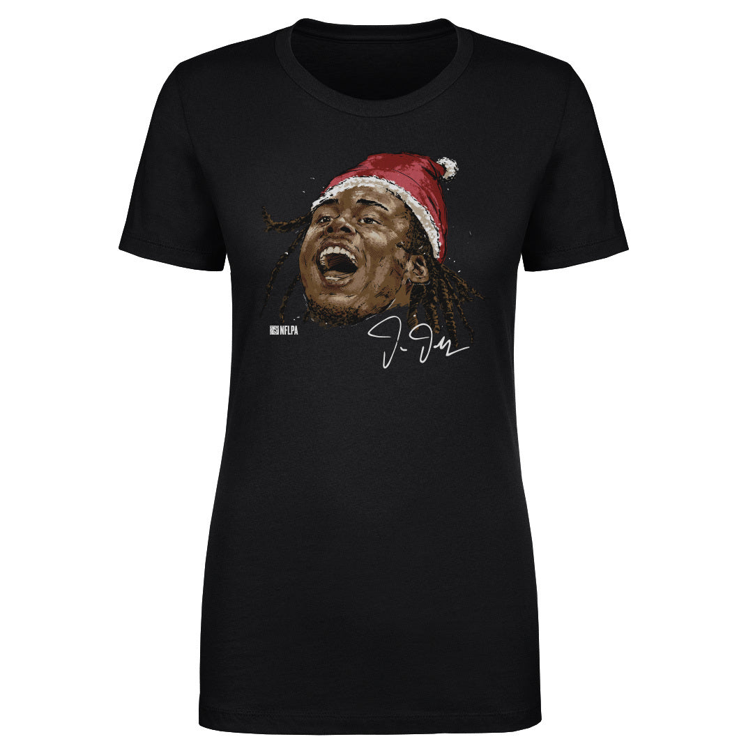 Justin Jefferson Minnesota Portrait Santa Hat