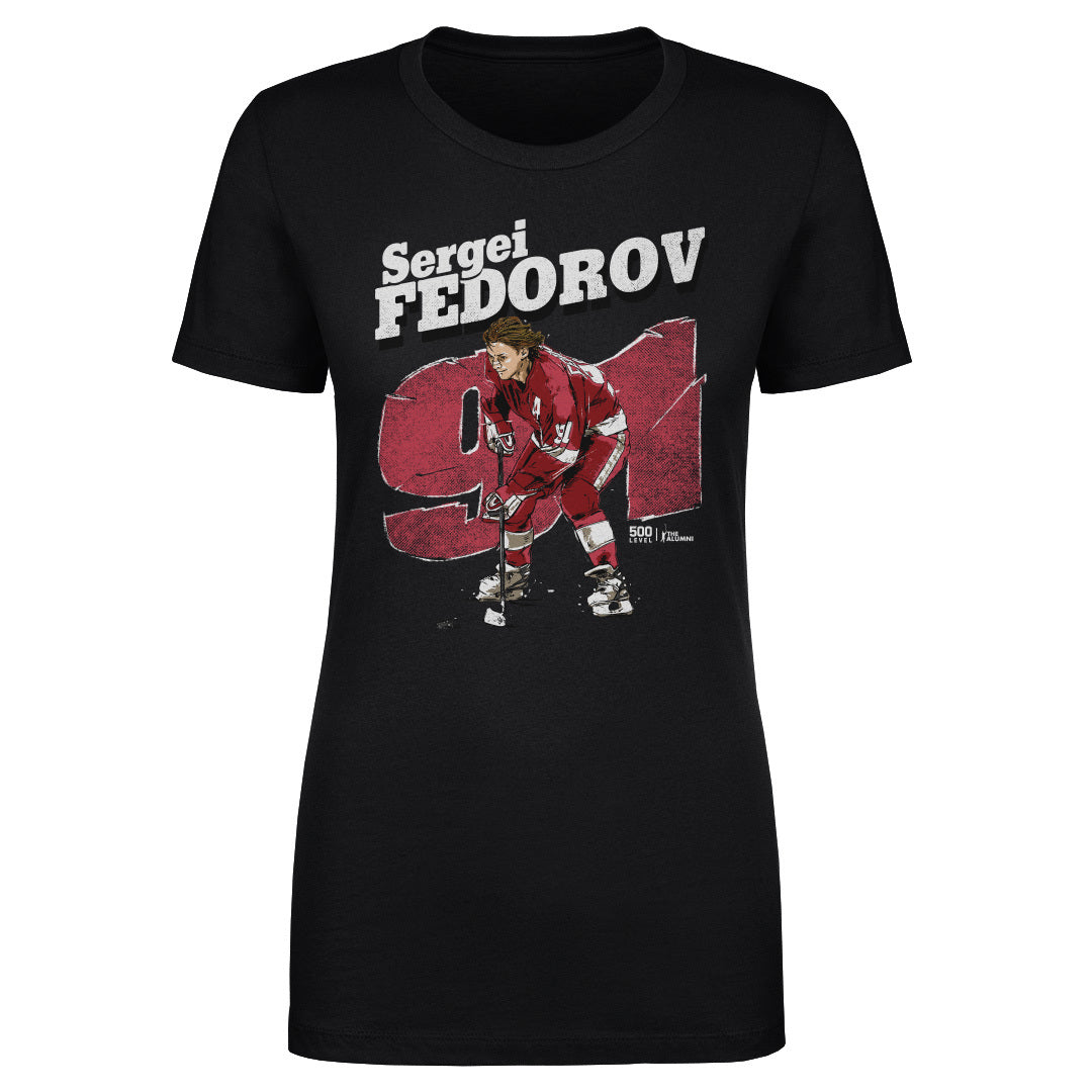 Sergei Fedorov Detroit Retro 3