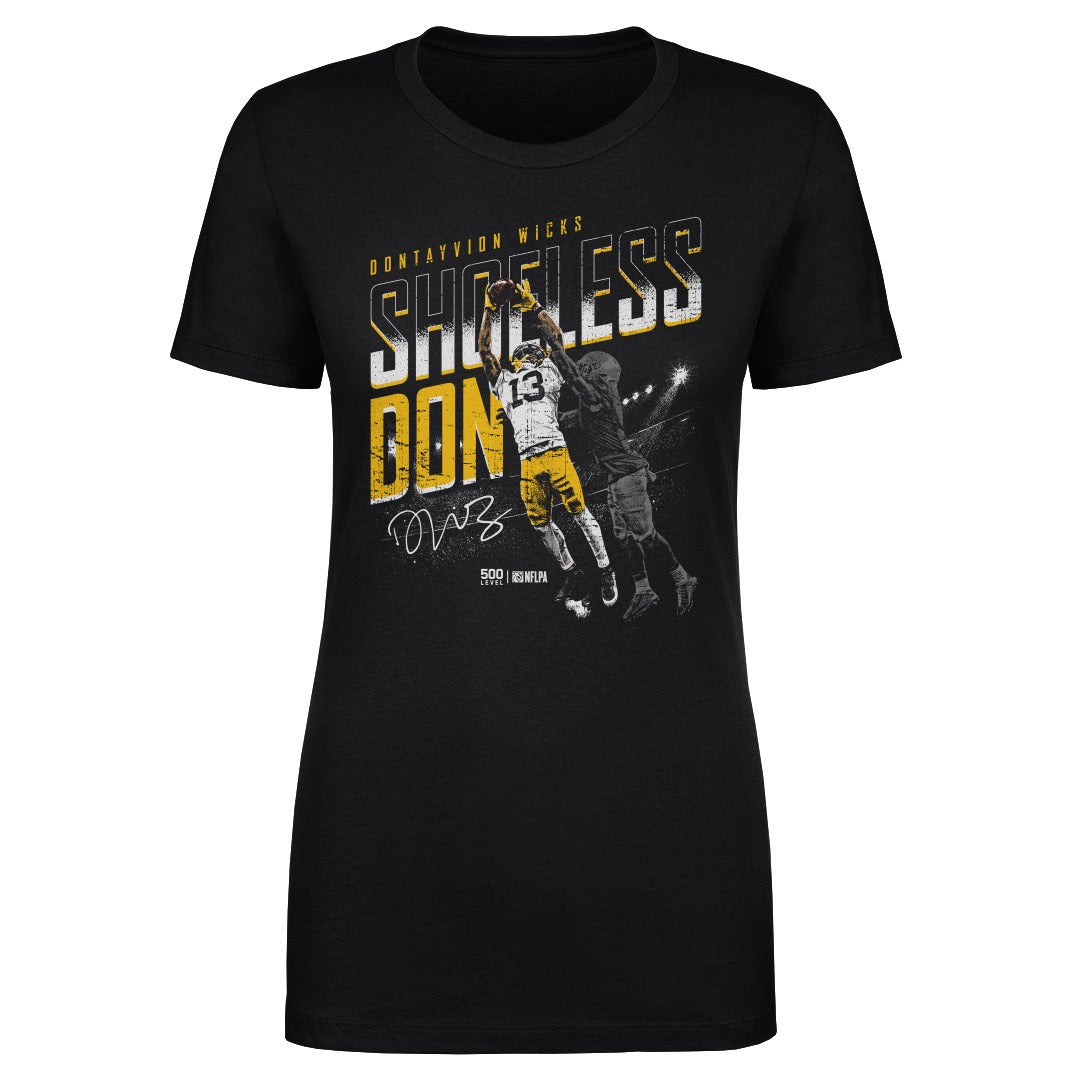 Dontayvion Wicks Green Bay Shoeless Catch