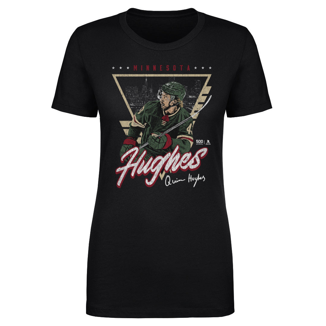 Quinn Hughes Minnesota Triangle Retro 3