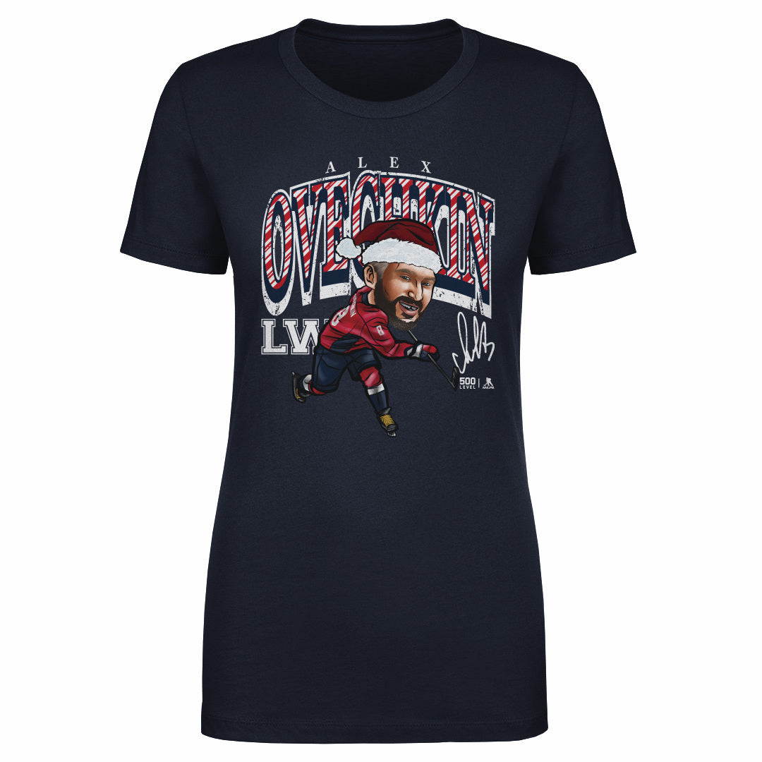 Alex Ovechkin Washington Cartoon Santa Hat
