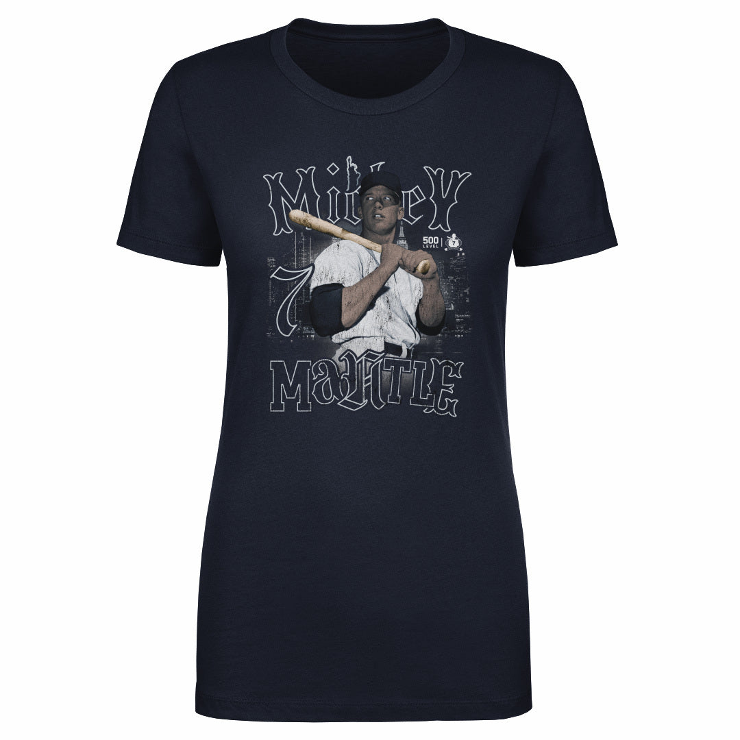 Mickey Mantle New York Y Skyline