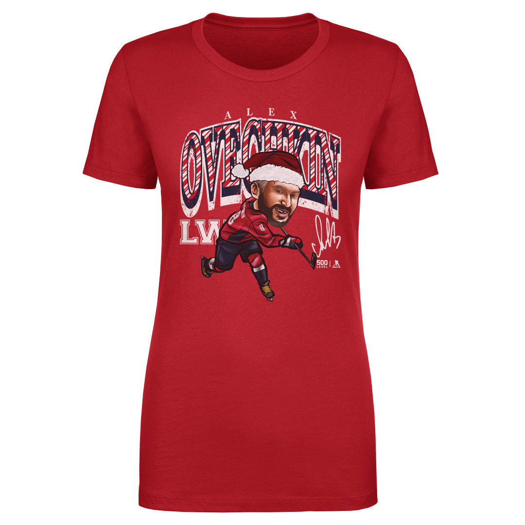 Alex Ovechkin Washington Cartoon Santa Hat