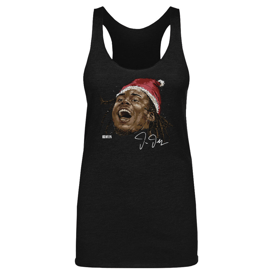 Justin Jefferson Minnesota Portrait Santa Hat 3