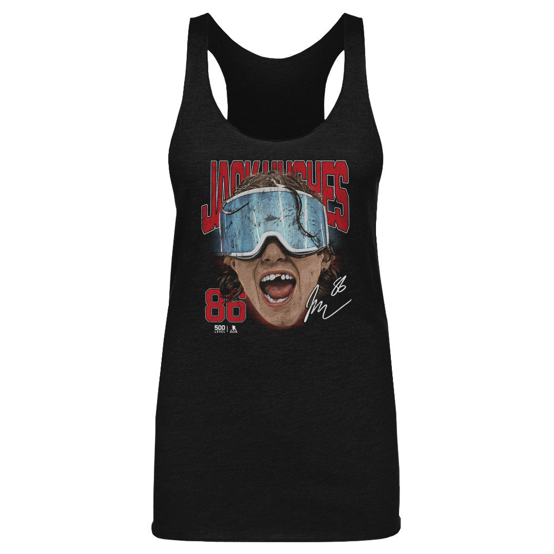 Jack Hughes New Jersey Goggles
