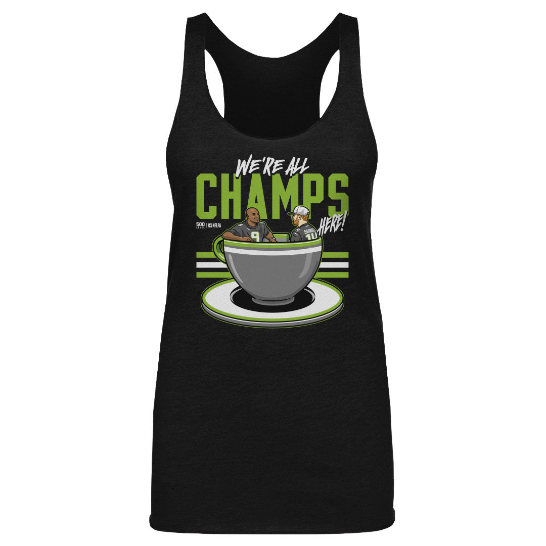 Kenneth Walker III & Sam Darnold Seattle Tea Cup 1