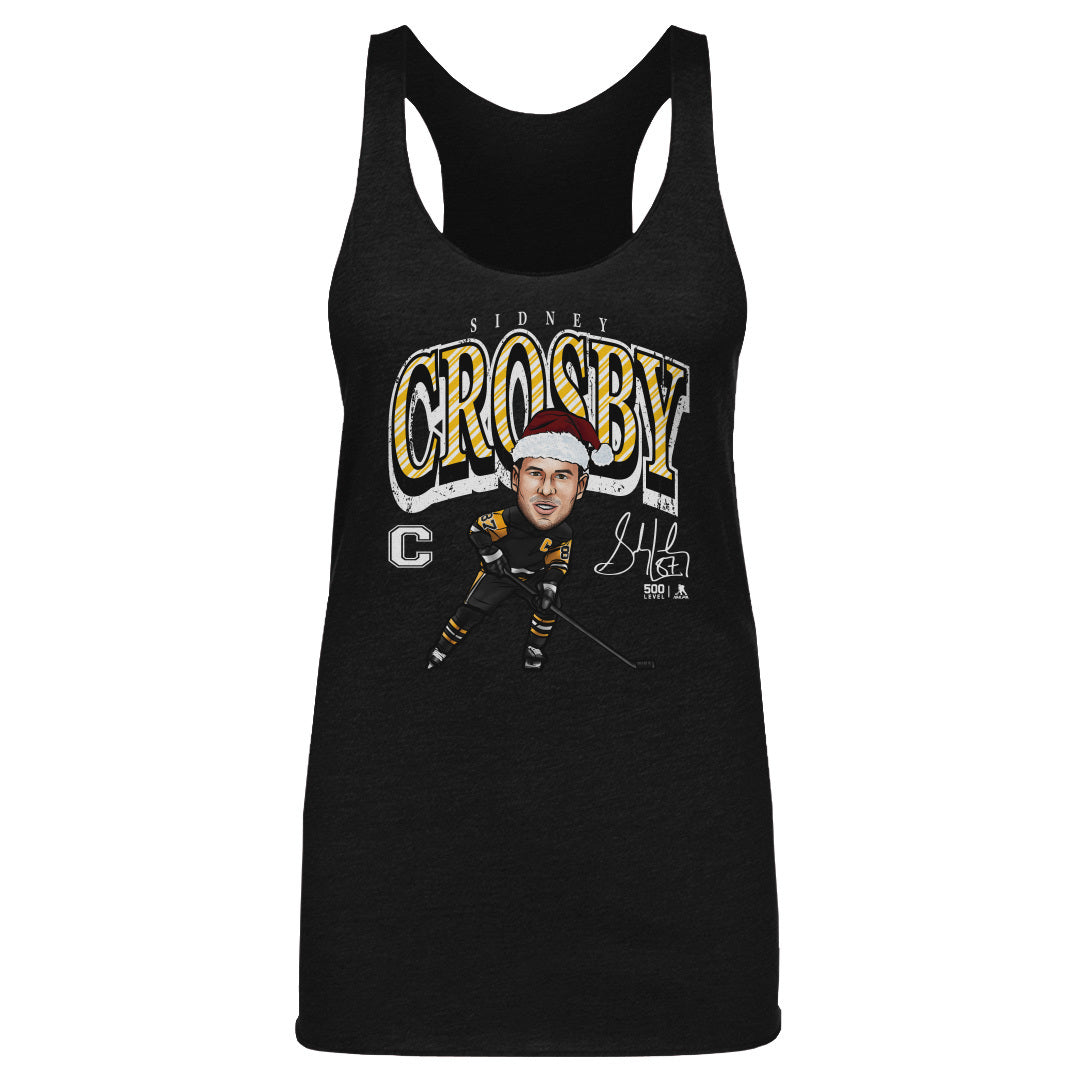 Sidney Crosby Pittsburgh Cartoon Santa Hat