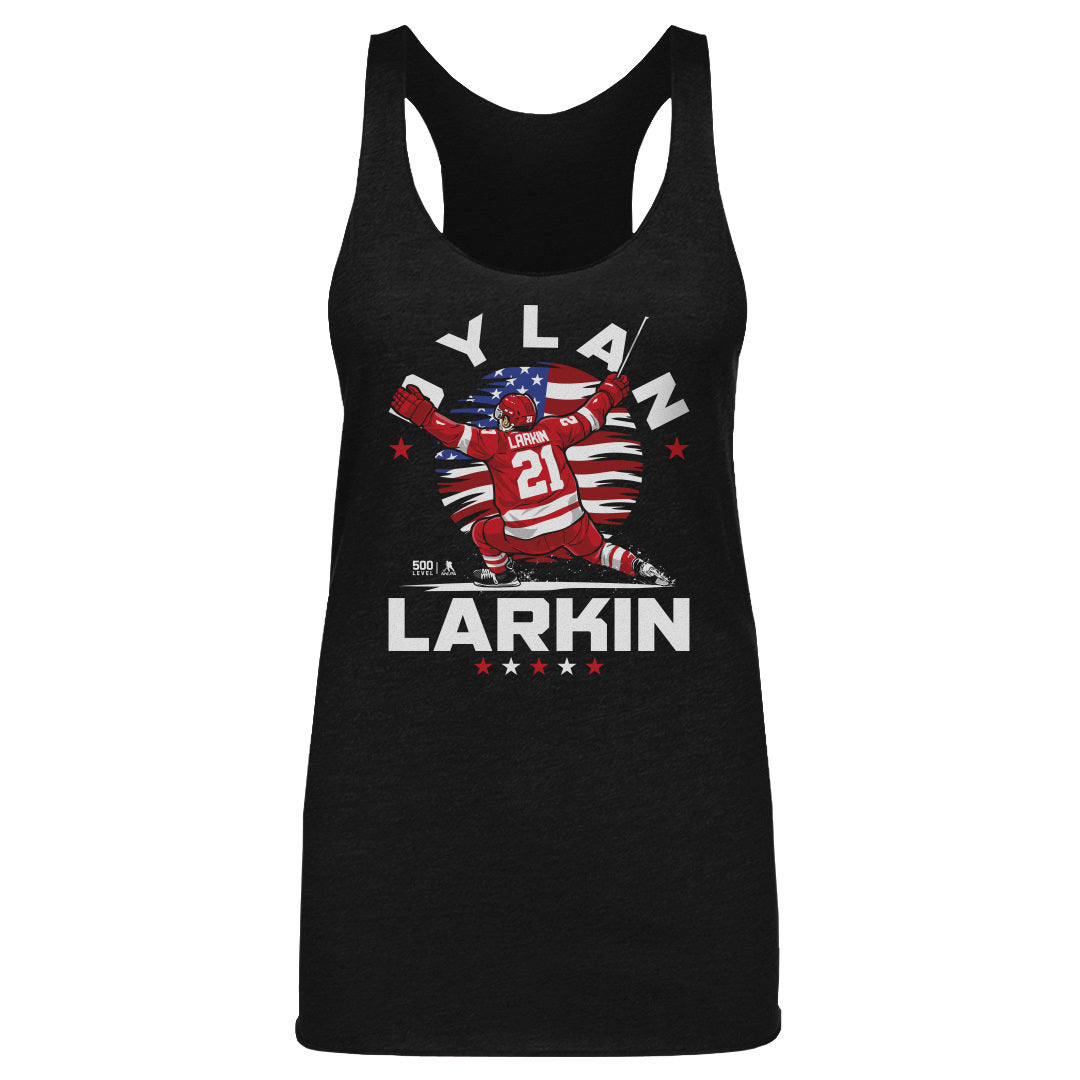 Dylan Larkin Detroit USA Flag Celebration