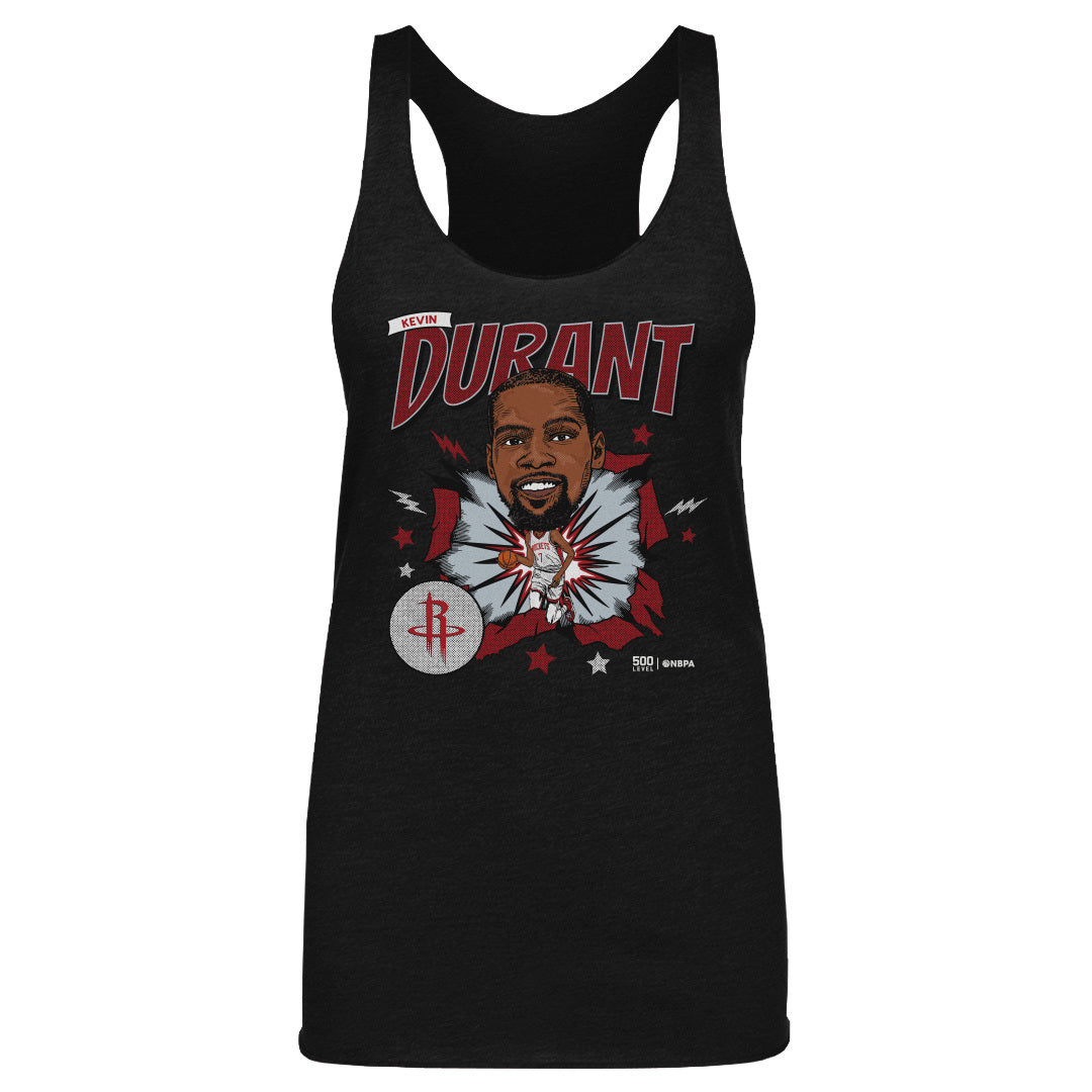 Kevin Durant Houston Rockets Caricature WHT 1