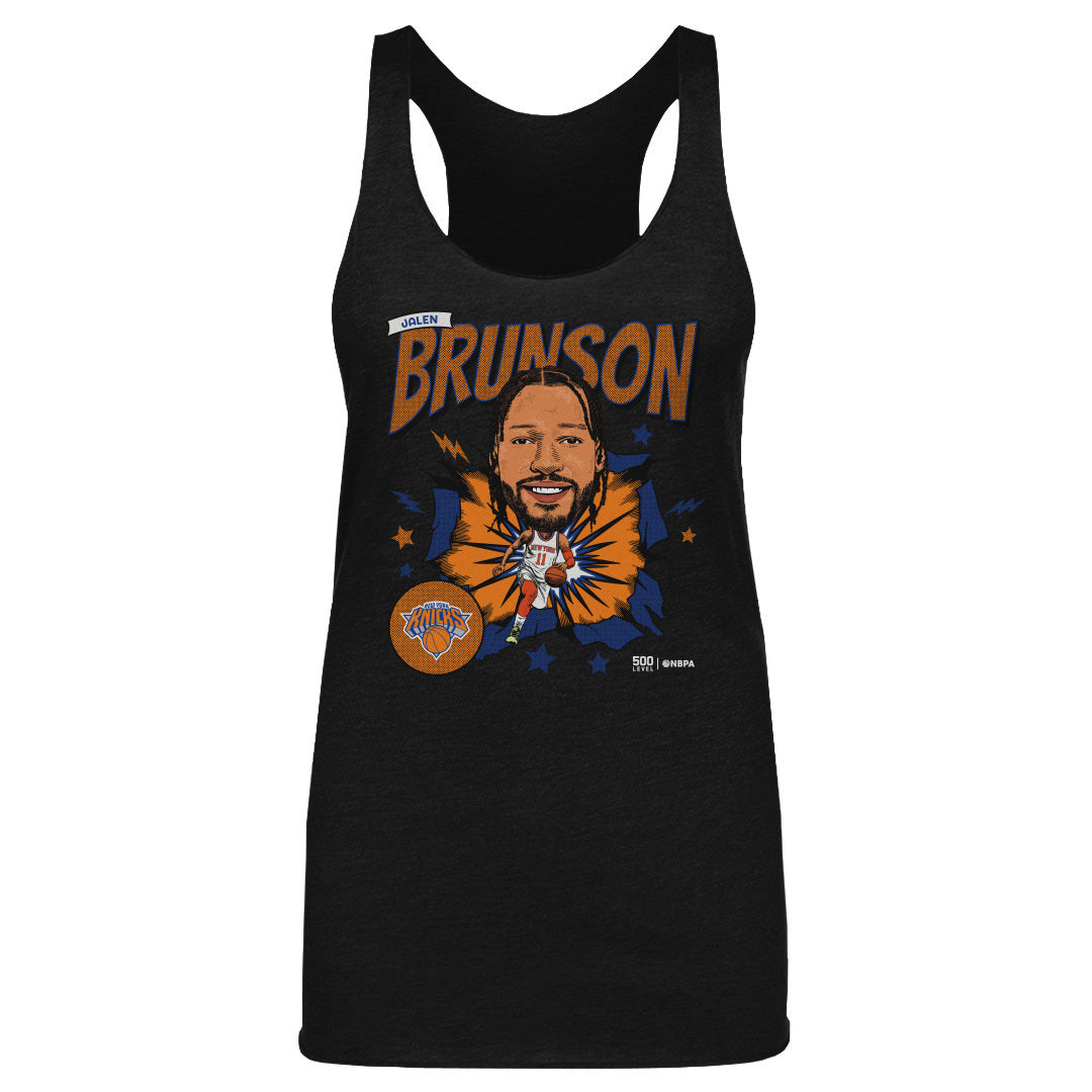 Jalen Brunson New York Knicks Caricature Retro