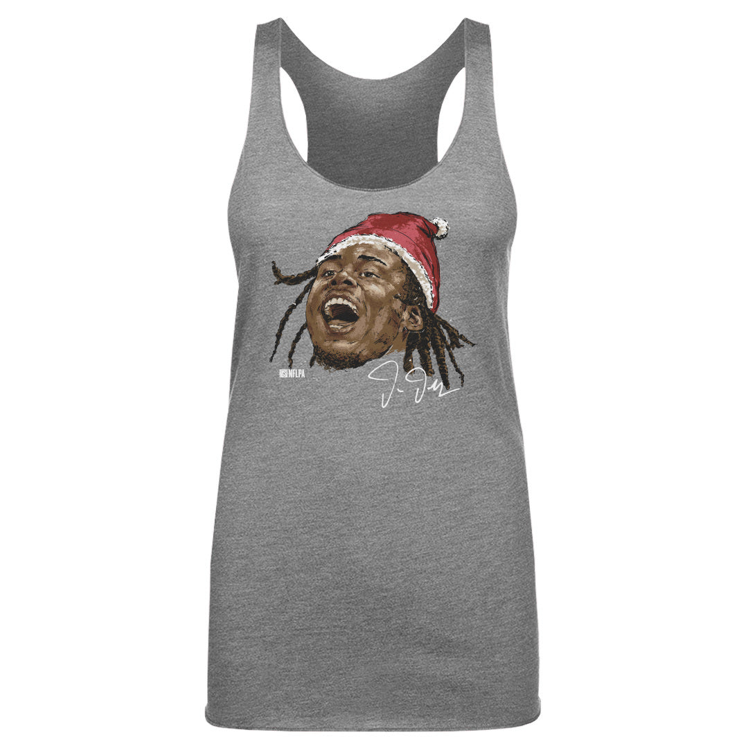 Justin Jefferson Minnesota Portrait Santa Hat