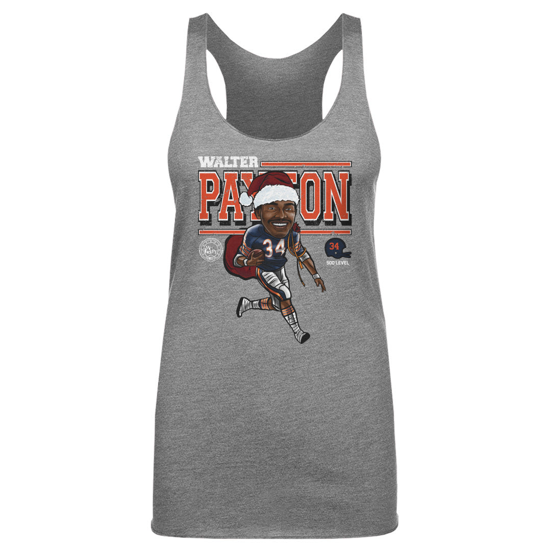 Walter Payton Chicago Cartoon Santa Hat
