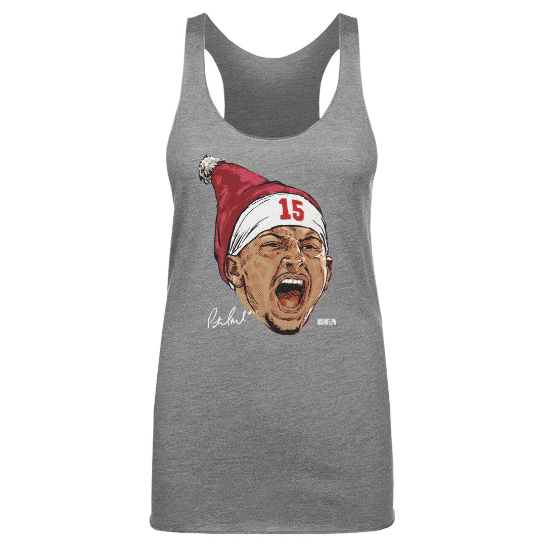 Patrick Mahomes Kansas City Portrait Santa Hat 3