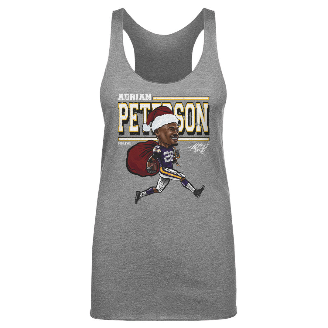Adrian Peterson Minnesota Cartoon Santa Hat