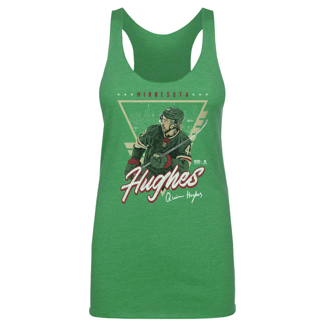 Quinn Hughes Minnesota Triangle Retro