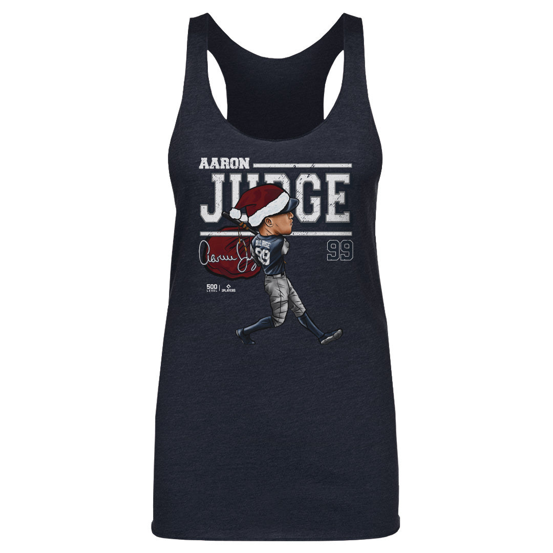 Aaron Judge New York Y Cartoon Santa Hat
