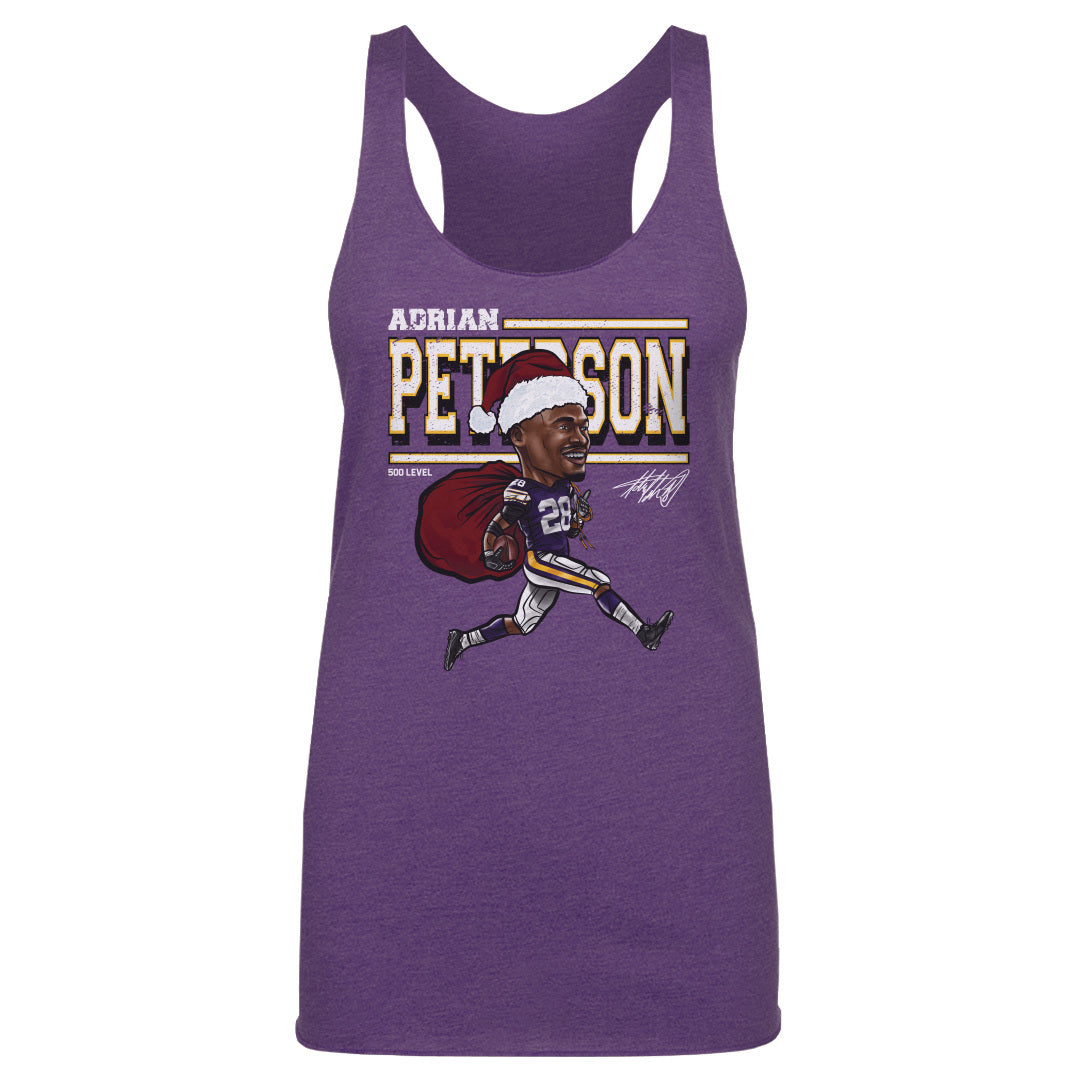 Adrian Peterson Minnesota Cartoon Santa Hat 3