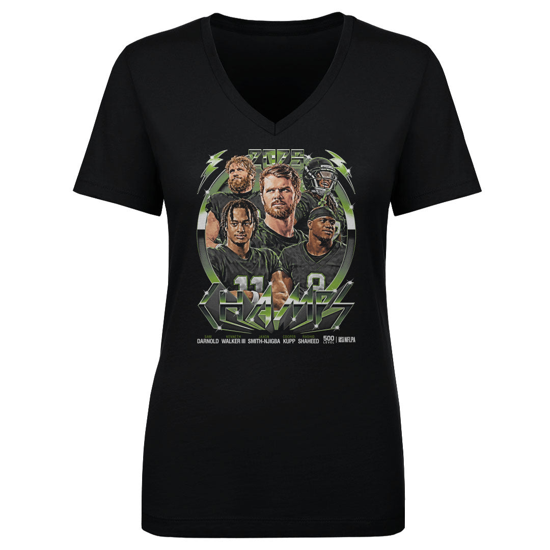 Seattle Football 2025 Champs Vintage Neon