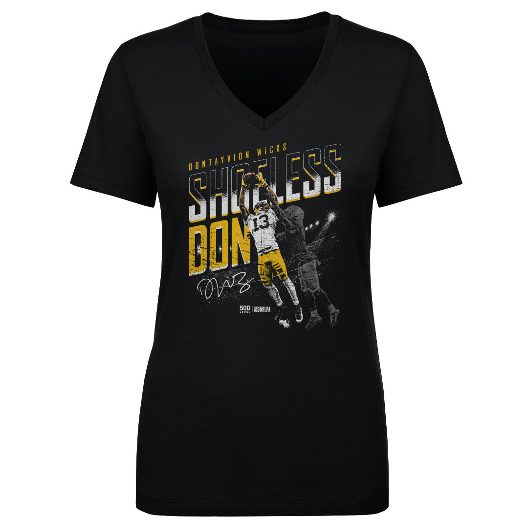 Dontayvion Wicks Green Bay Shoeless Catch
