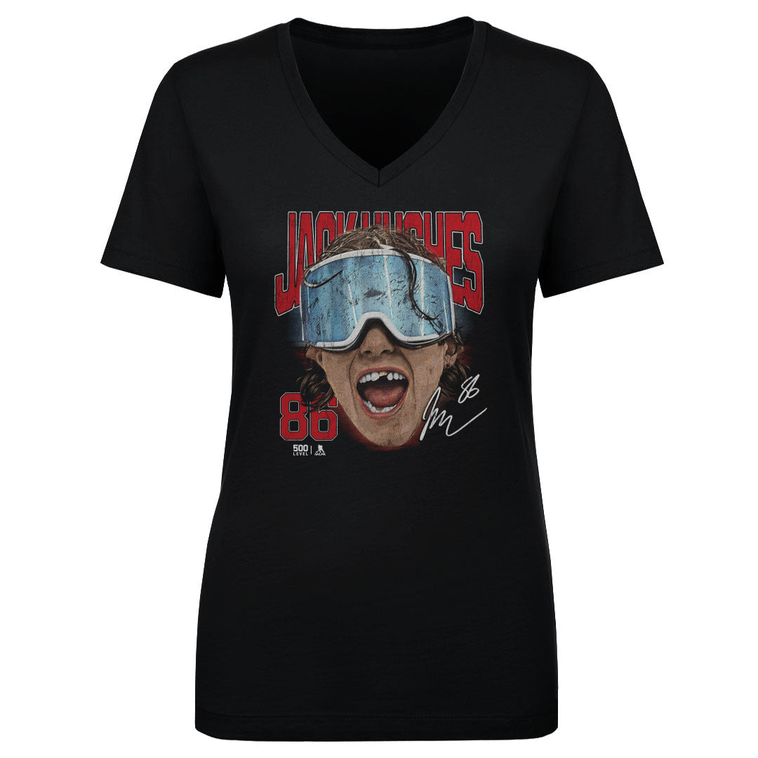 Jack Hughes New Jersey Goggles