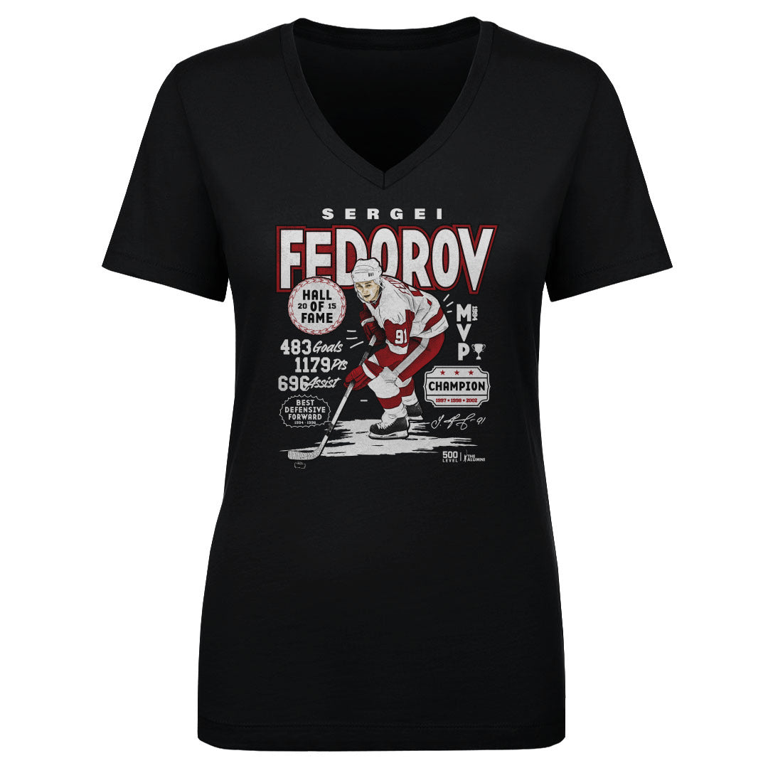 Sergei Fedorov Detroit Vintage Stats