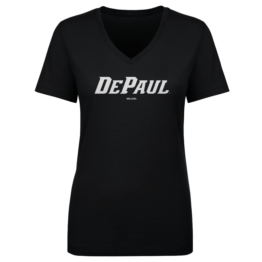 DePaul Blue Demons Wordmark White