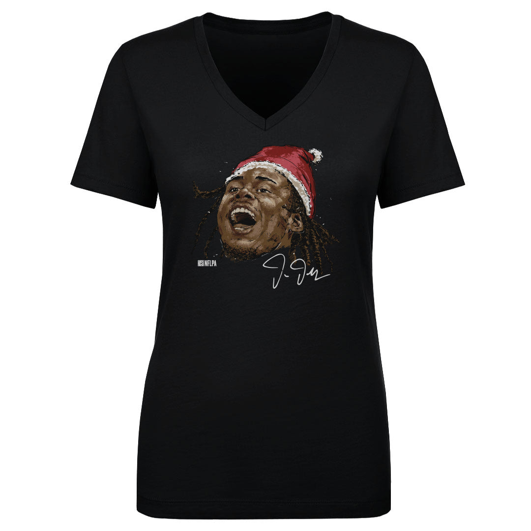 Justin Jefferson Minnesota Portrait Santa Hat
