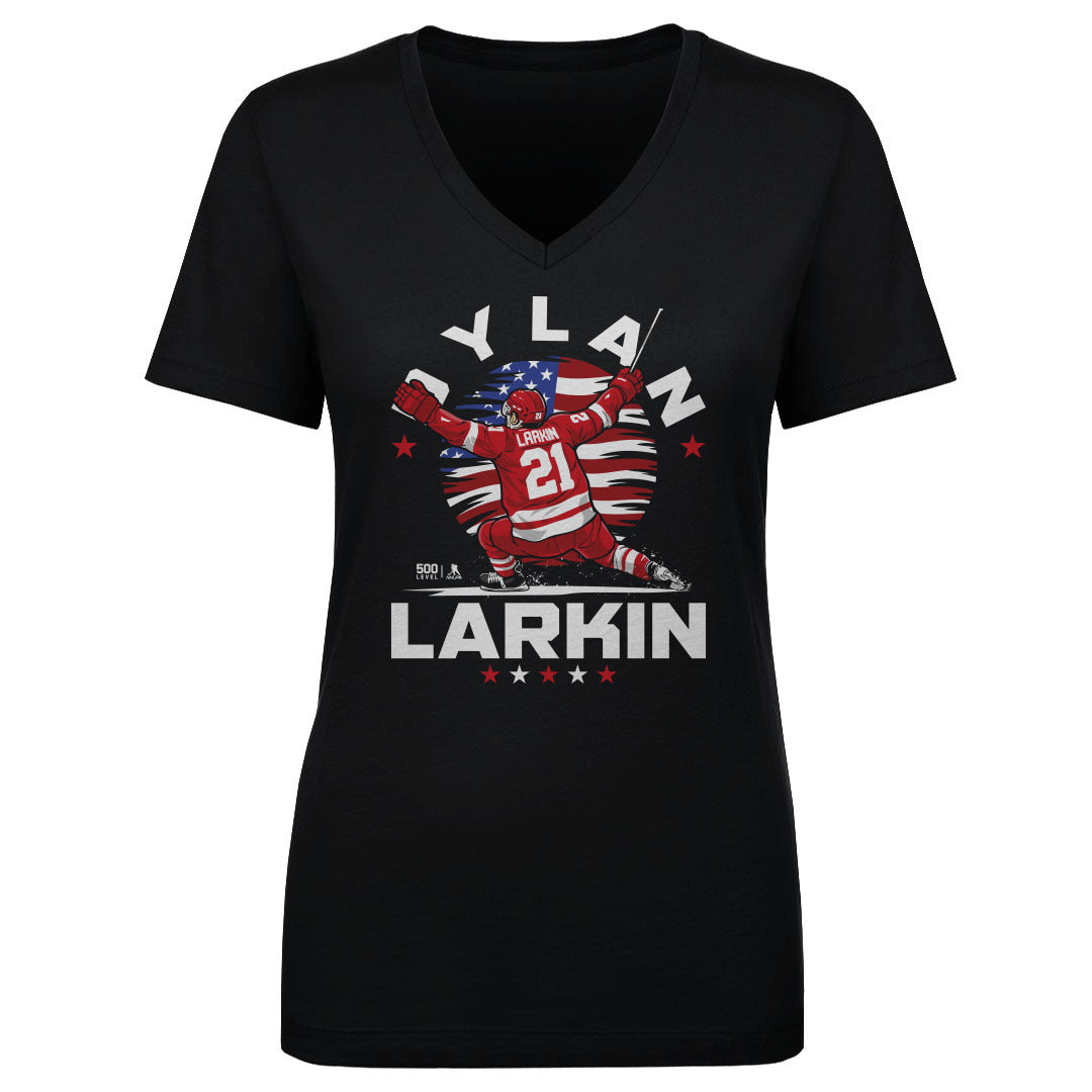 Dylan Larkin Detroit USA Flag Celebration