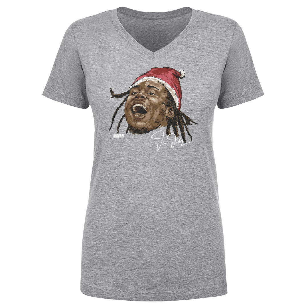 Justin Jefferson Minnesota Portrait Santa Hat