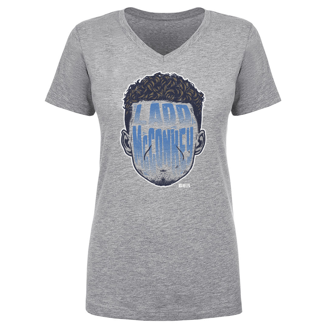 Ladd McConkey Los Angeles C Player Silhouette 1