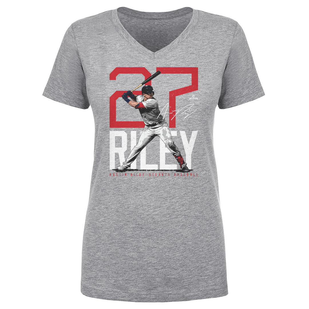 Austin Riley Atlanta Bold Number