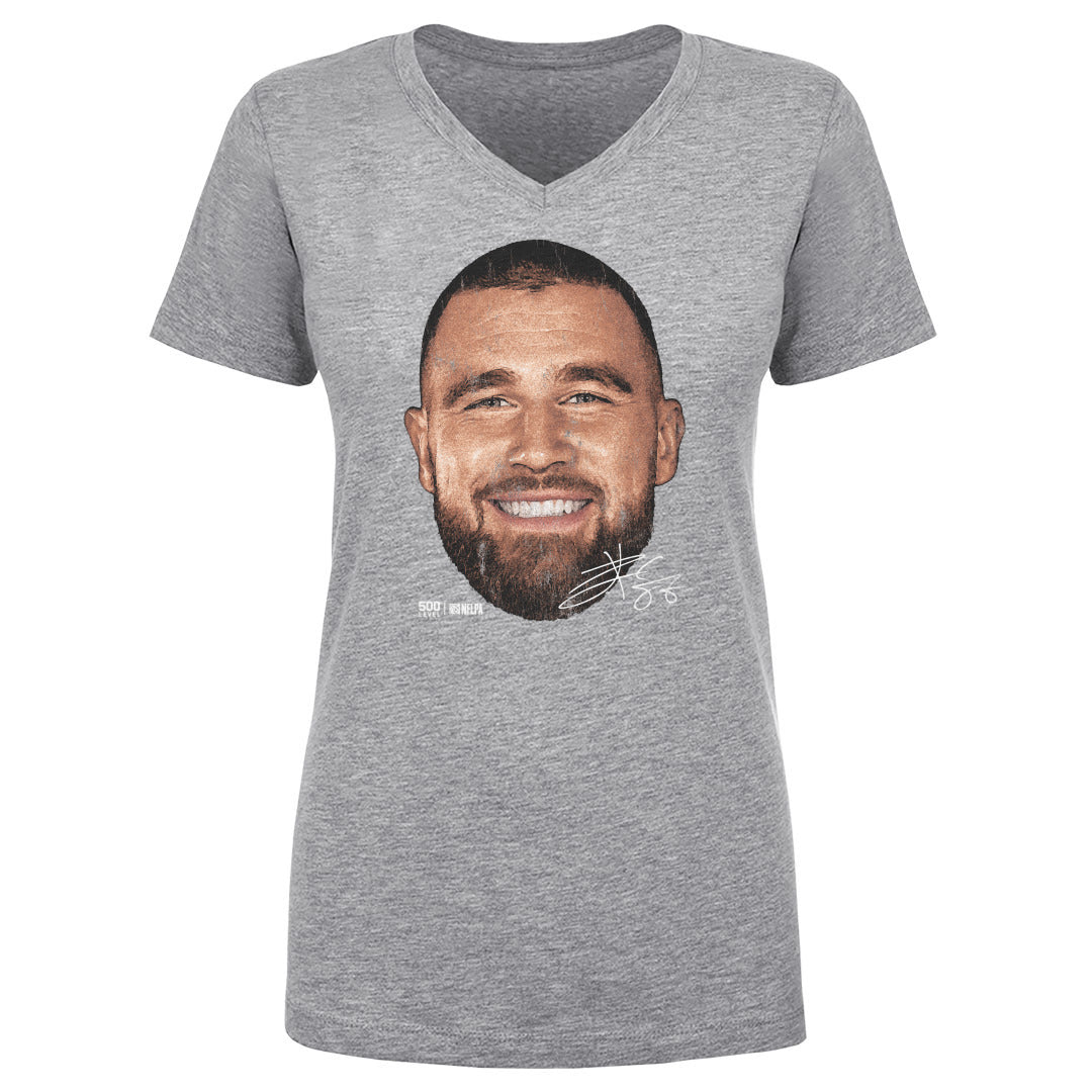 Travis Kelce Kansas City Vintage Head 3