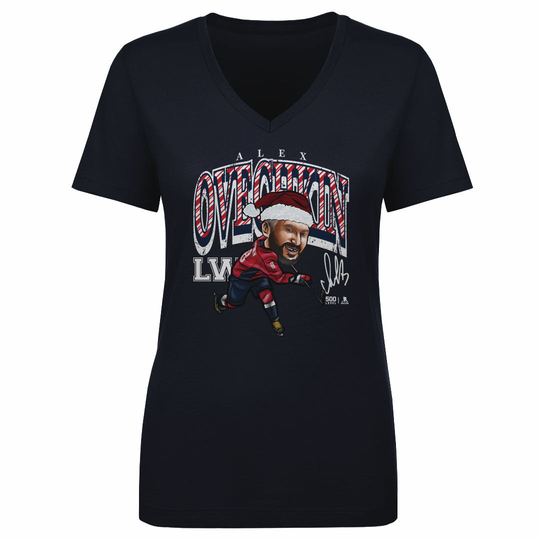 Alex Ovechkin Washington Cartoon Santa Hat