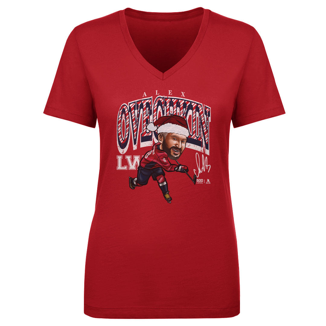 Alex Ovechkin Washington Cartoon Santa Hat
