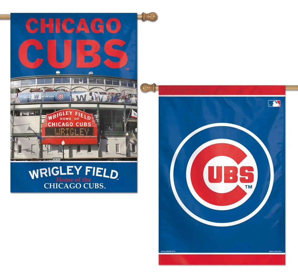 Wrigley Field 2 Sided Banner