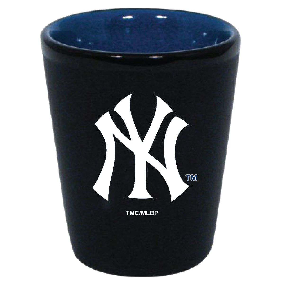 New York Yankees Matte Black/Inner Color Shot Glass 1
