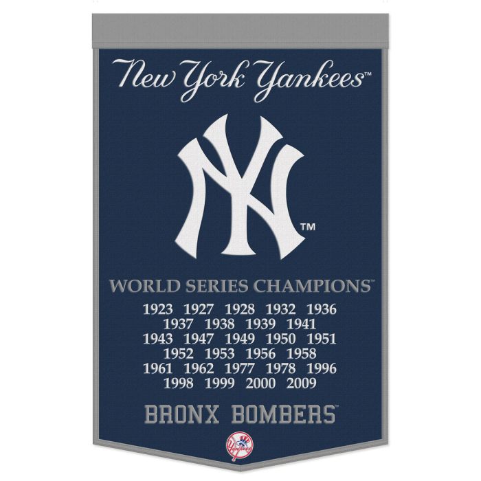 New York Yankees 24" x 38" Primary Wool Banner 1