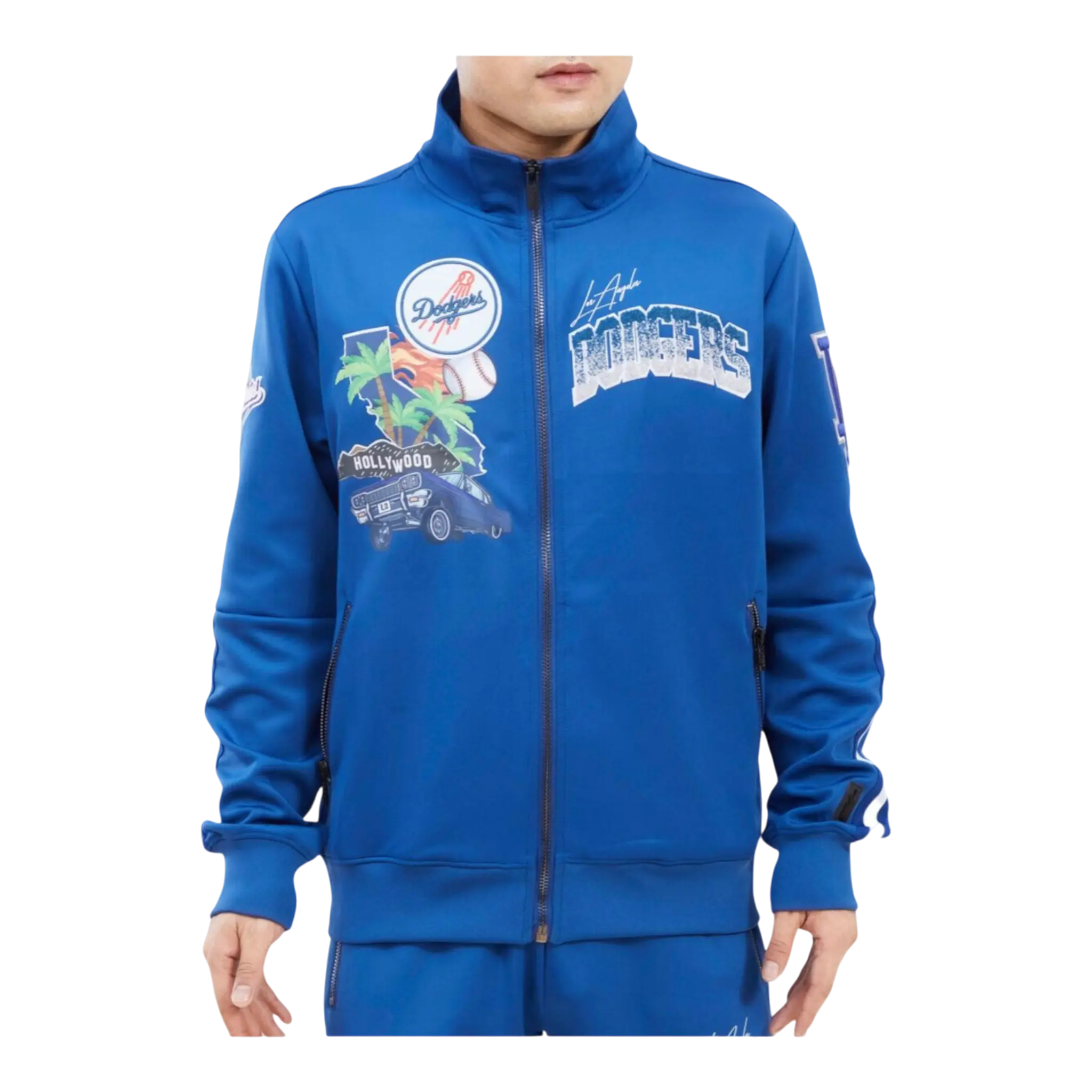 Pro Standard Los Angeles Dodgers Home Town Men Track Jacket Dodger Blue 1