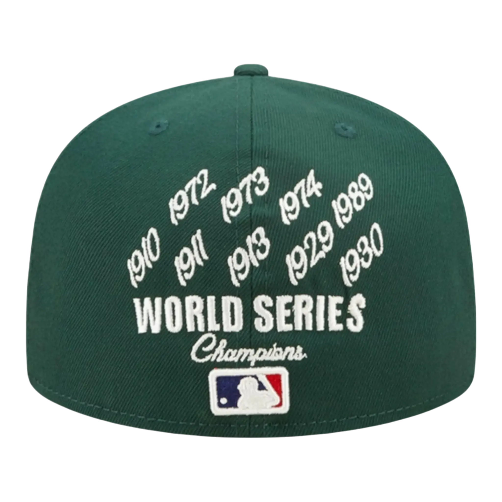 New Era Oakland Athletics Crown Champs WS Men Fitted Hat Green 2