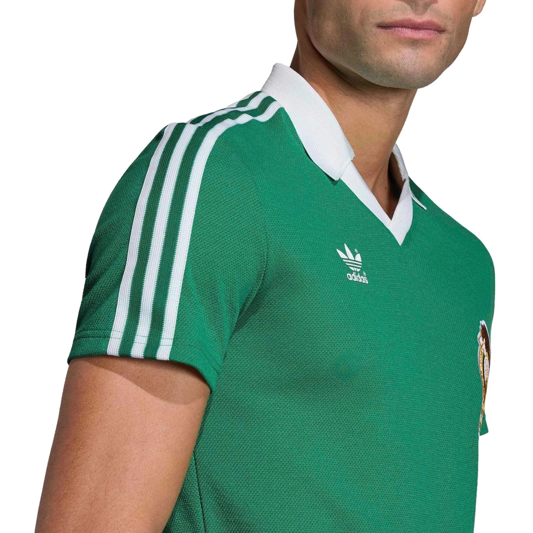 adidas 1986 Mexico Men's Retro Stadium Home Soccer Jersey 6