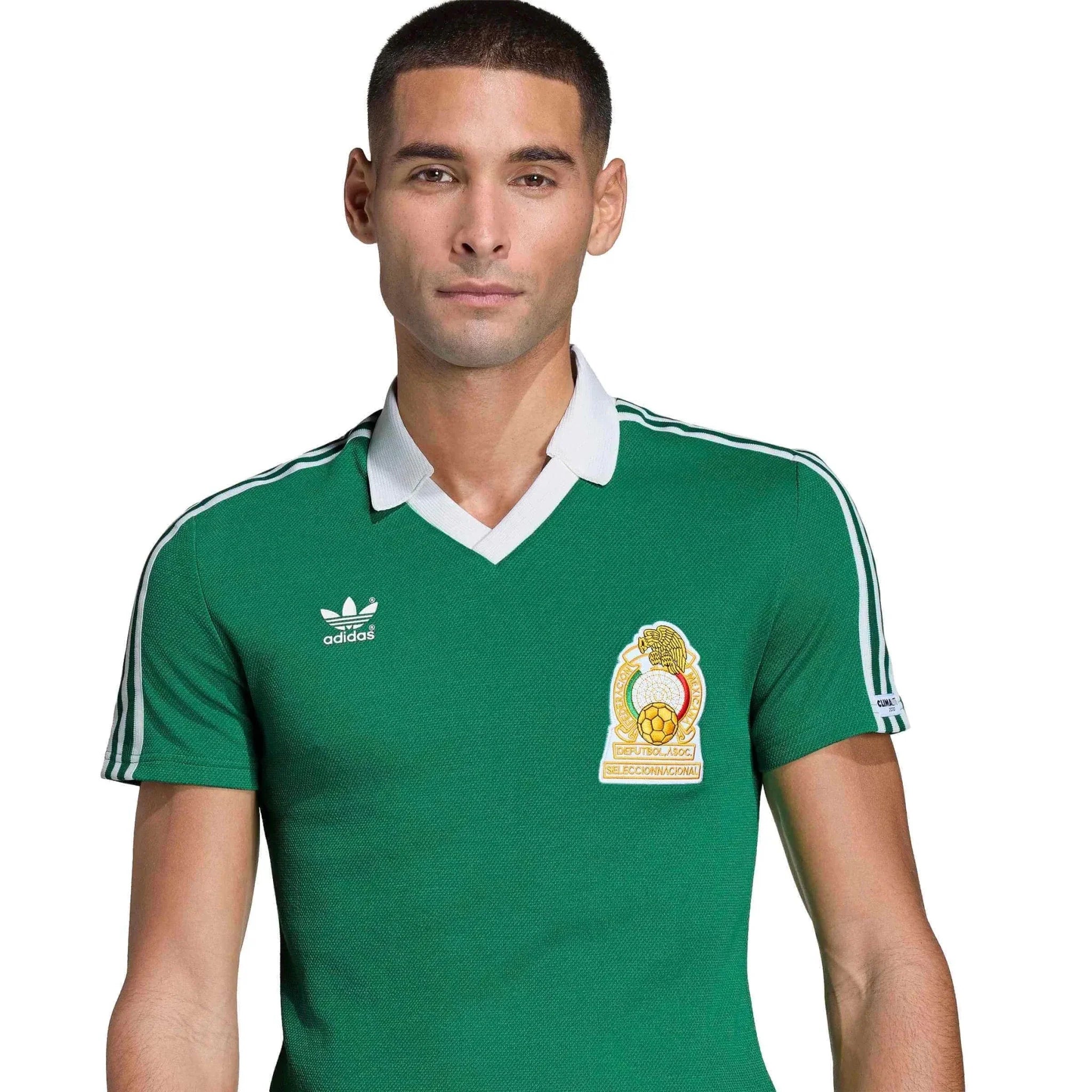 adidas 1986 Mexico Men's Retro Stadium Home Soccer Jersey 5