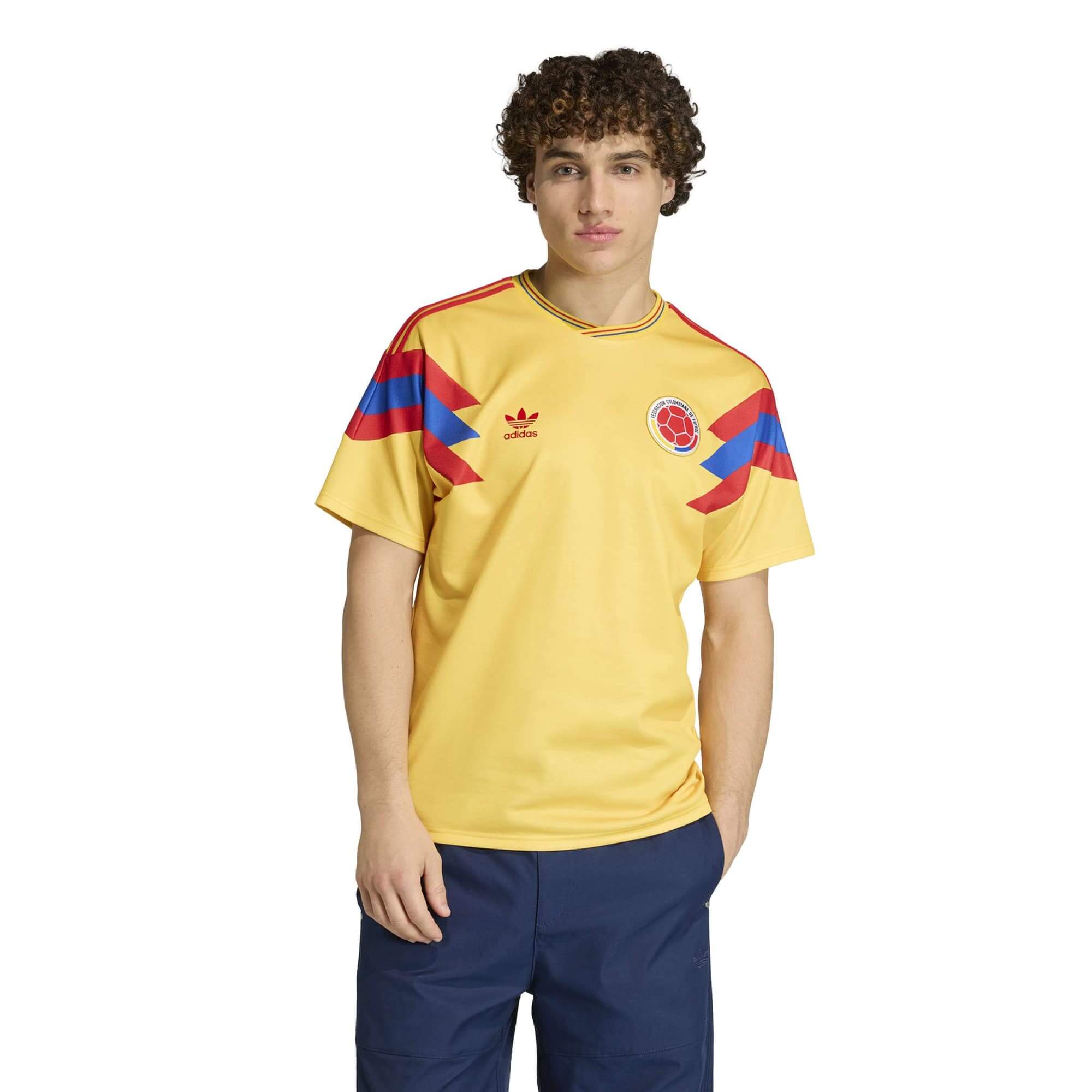 adidas 1990 Colombia Men's Retro Stadium Away Soccer Jersey 3