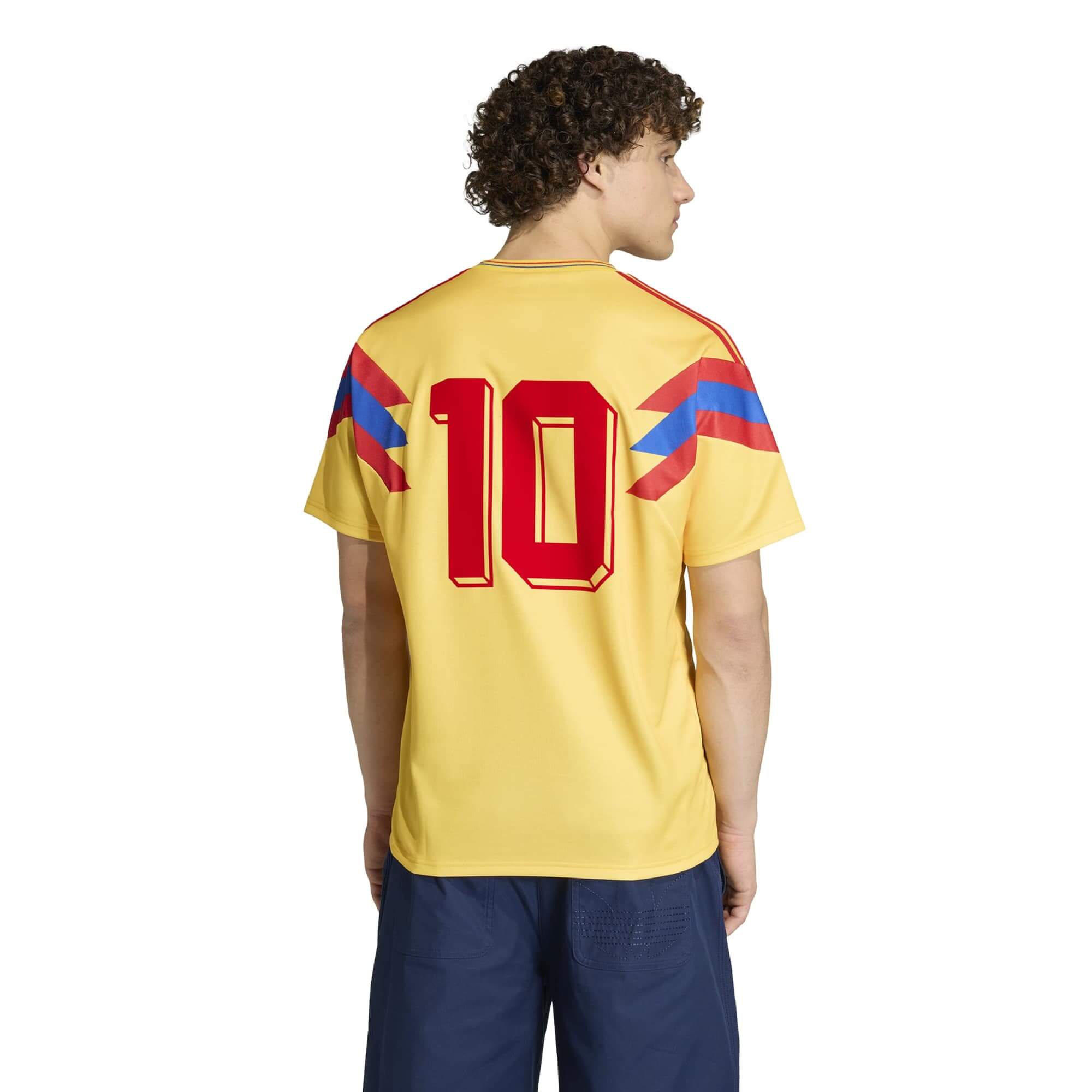 adidas 1990 Colombia Men's Retro Stadium Away Soccer Jersey 4