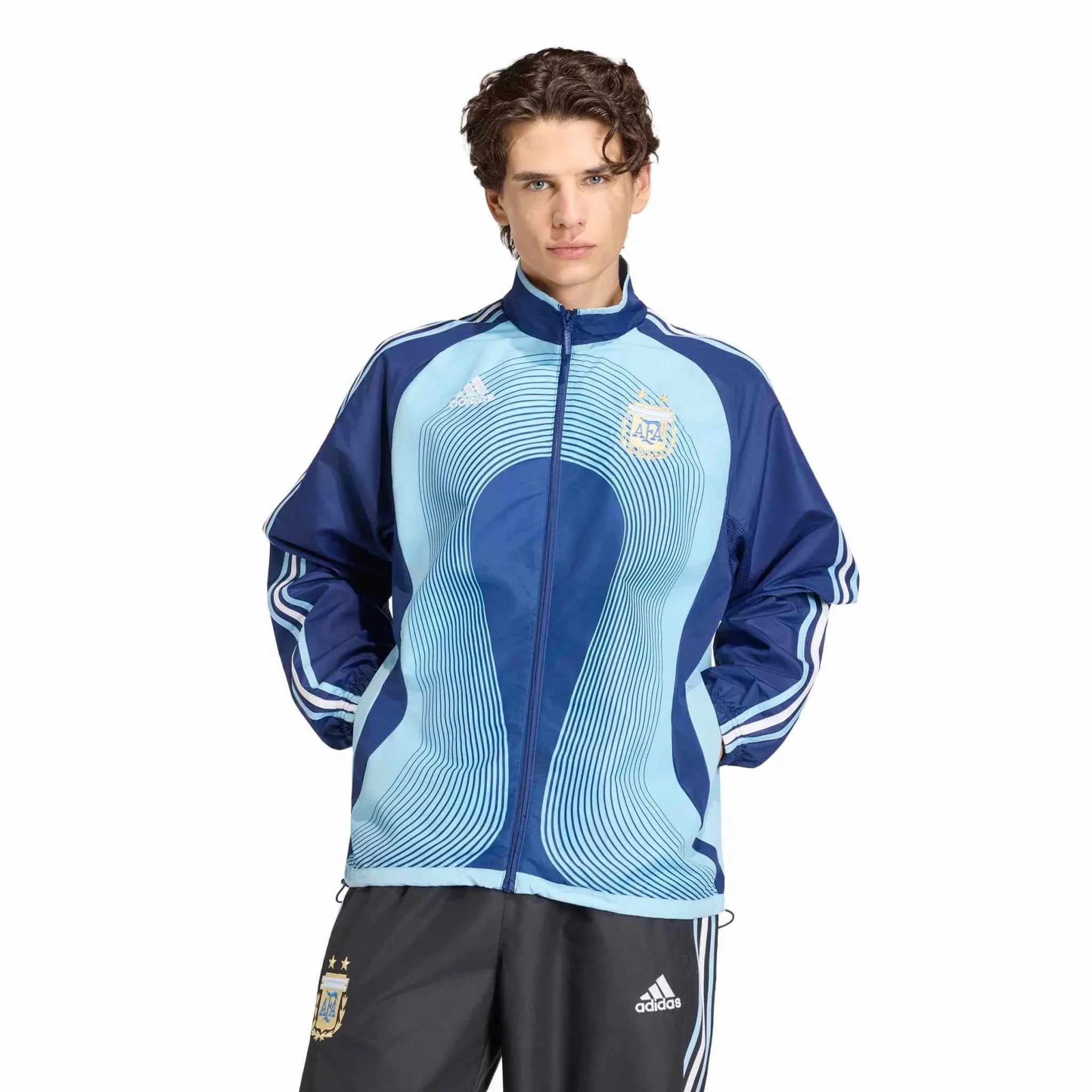 adidas 2006 Argentina Men's Retro Away Track Top 2