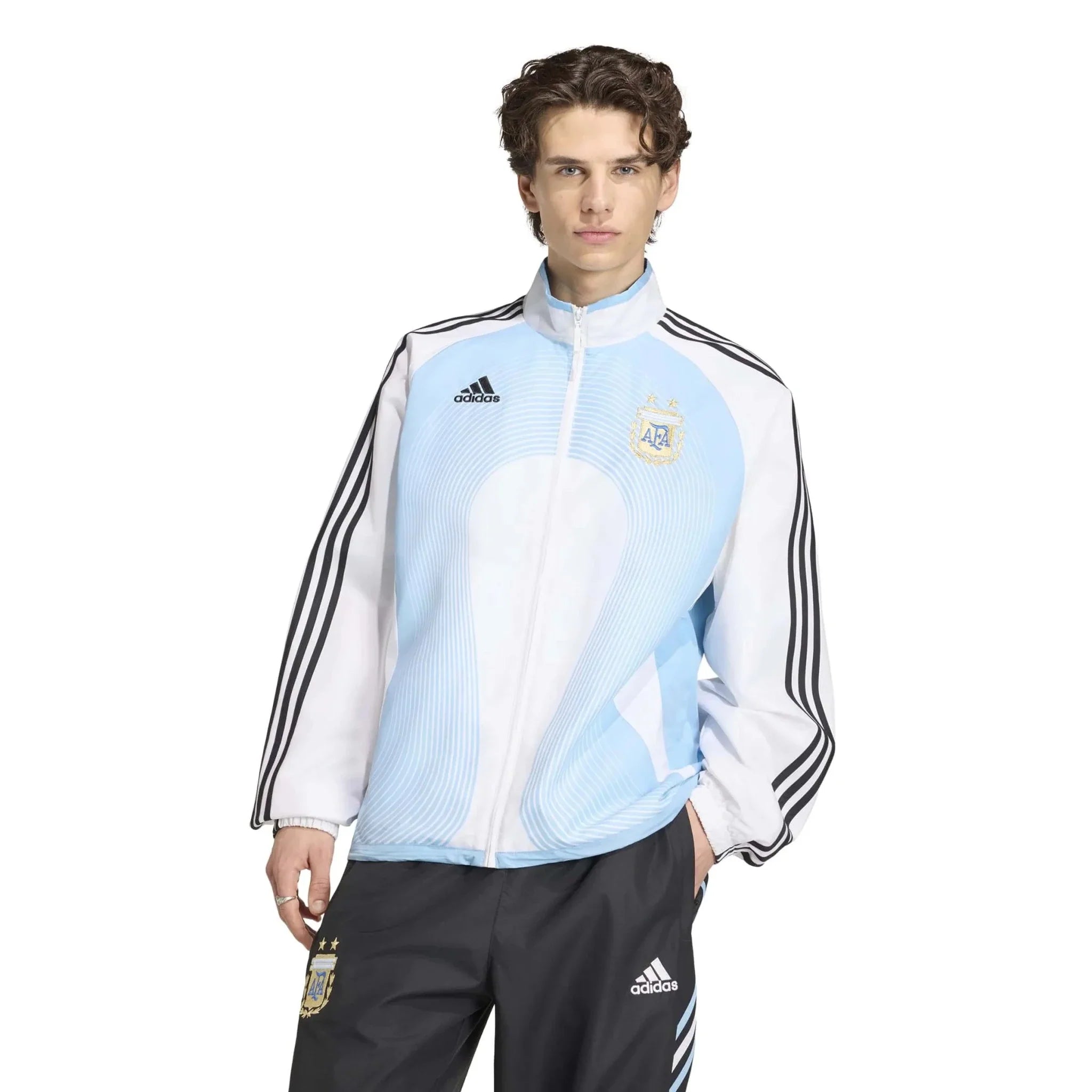 adidas 2006 Argentina Men's Retro Home Track Top 2
