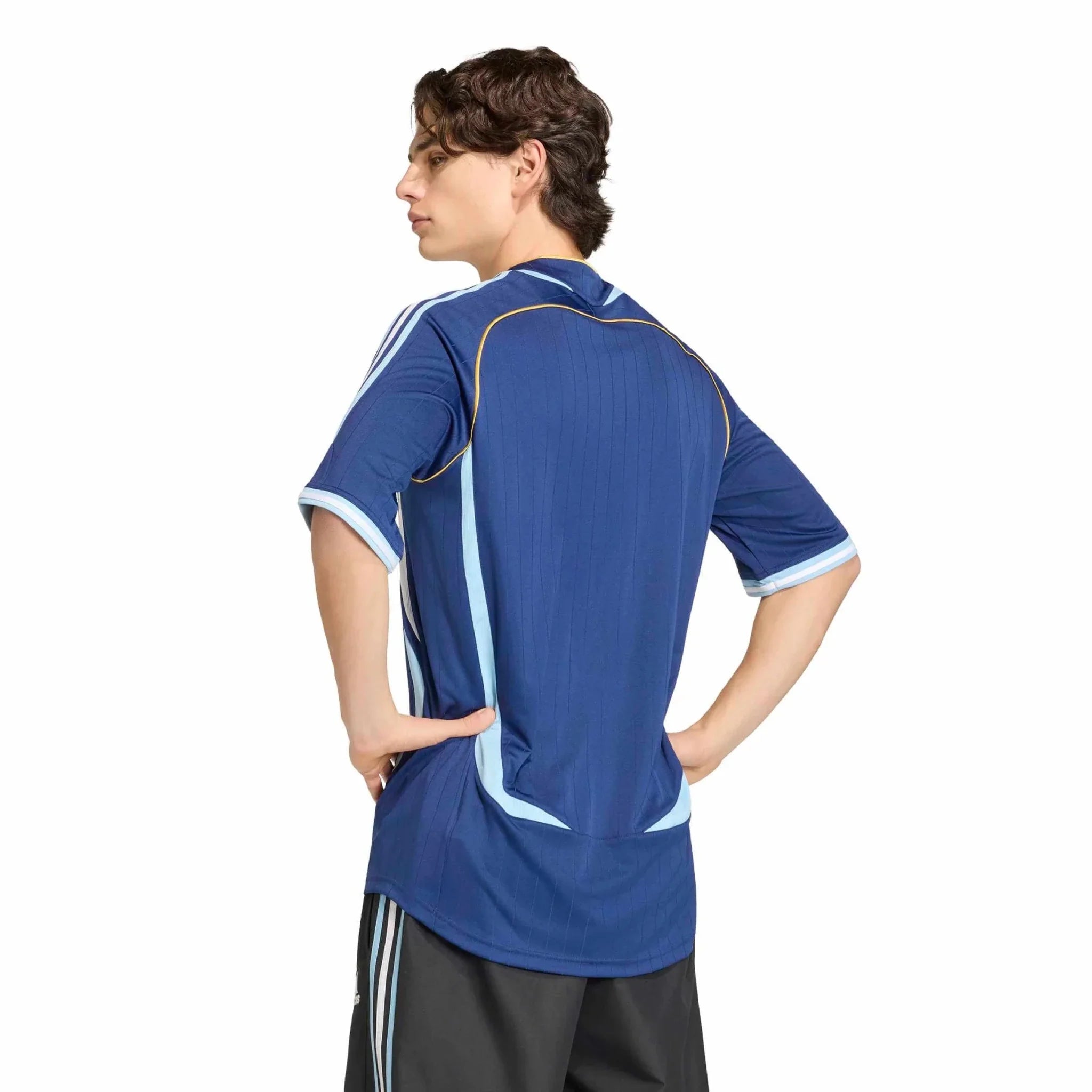 adidas 2006 Argentina Men's Retro Stadium Away Soccer Jersey 4